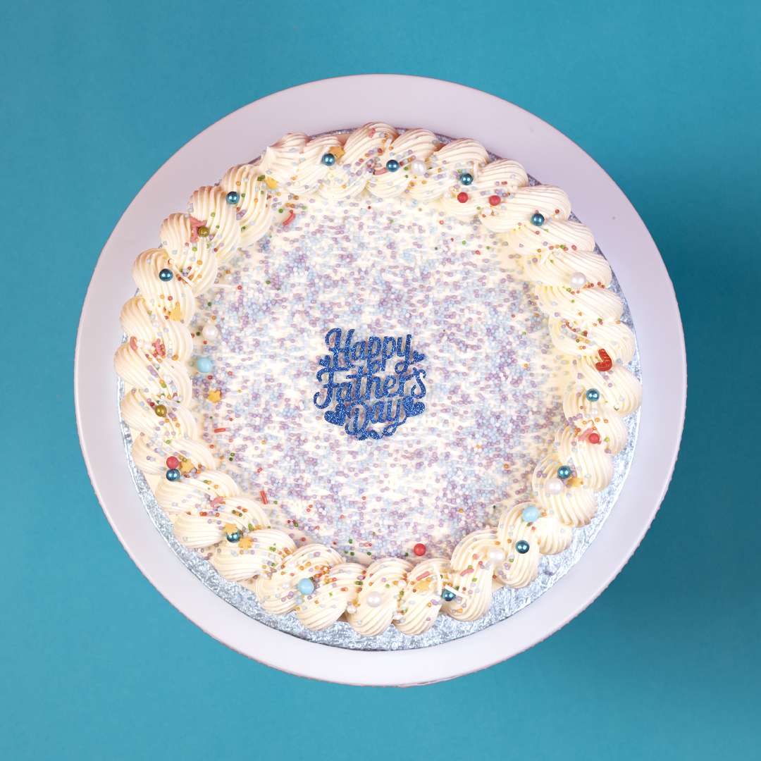 fathers day round cake