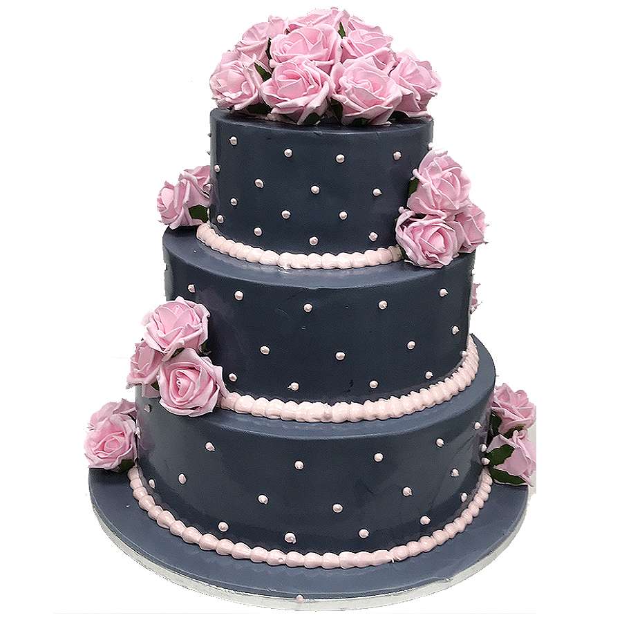 Wedding Cake 51 - Hard Icing | Cakes & Bakes