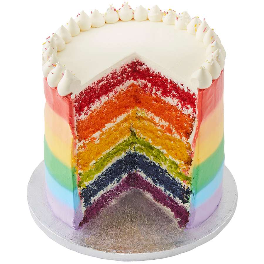 Rainbow Cakes