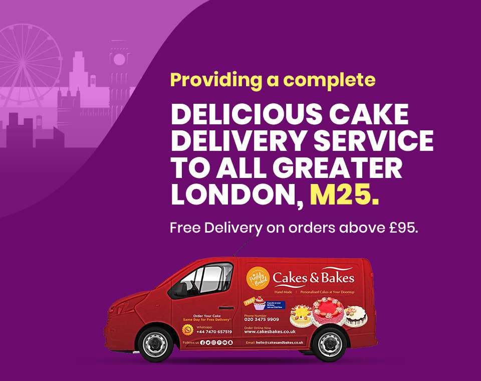 Eggless Birthday Cakes Delivery in London Cakes & Bakes®