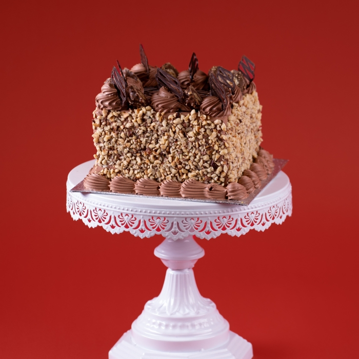 6 Inch Mini Ferrocher Square Cake