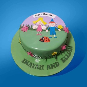 Ben and Holly Cake