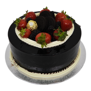 Berries and Chocolate Cake