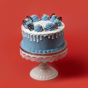 Blue Vanilla cake