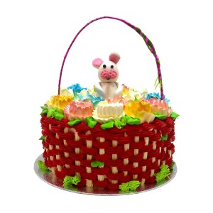 Bunnylicious Easter Basket Cake
