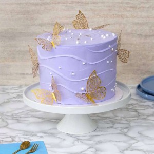 Butterfly Meadow Cake
