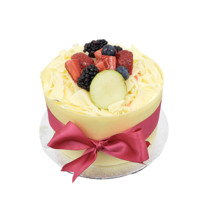 Elegant Ribbon Cake