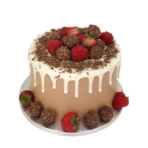 Strawberry & Ferrero Cake | Cakes & Bakes | Cake Delivery
