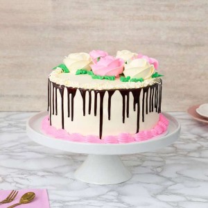 Floral Dripping Cake