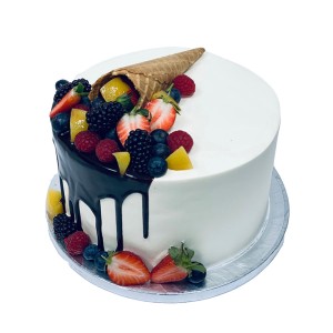 Fruit Cone Tower Cake | Cakes & Bakes | Cake Delivery