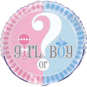 Gender Reveal Balloon - 18" Inflated  | Cakes & Bakes | Cake Delivery