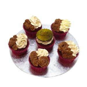 Golden Celebration Eid Cupcakes