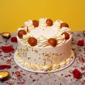 Gulab Jamun Cake