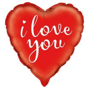 I Love You Balloon - 18" Inflated - 18" Inflated  | Cakes & Bakes | Cake Delivery