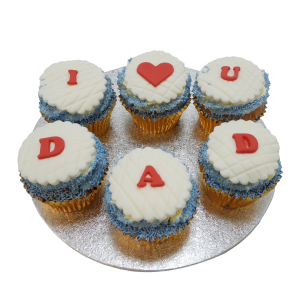 Love In Letters Father's Day Cupcakes