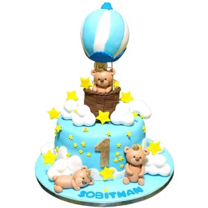 Lovely Little Teddies Theme Cake | Cakes & Bakes | Cake Delivery