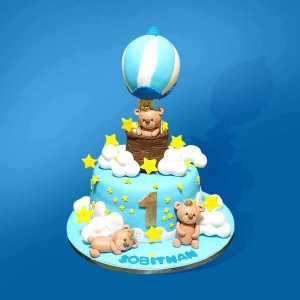 Lovely Little Teddies Theme Cake