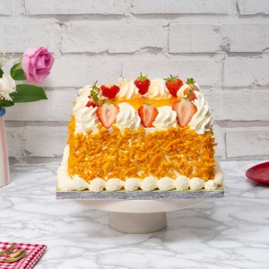 Mango Square Cake