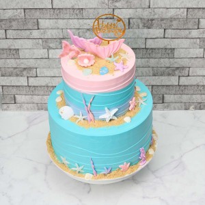 Mermaid Theme Cake