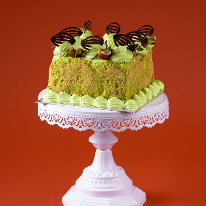 Mini Pistachio Square Cake