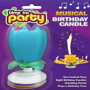 Musical Birthday Candle - Blue  | Cakes & Bakes | Cake Delivery