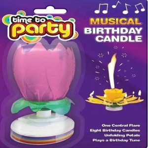 Musical Birthday Candle - Pink  | Cakes & Bakes | Cake Delivery