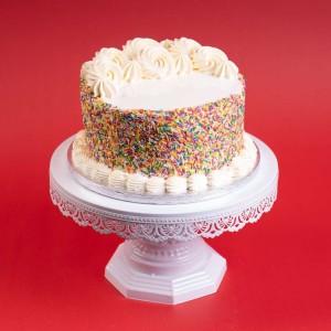 Frosted Rainbow Fantasy Cake