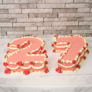 Swril Number Cake