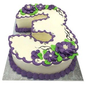Numerical 3 Cake | Cakes & Bakes | Cake Delivery