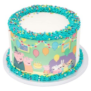 Peppa Pig Photo Cake