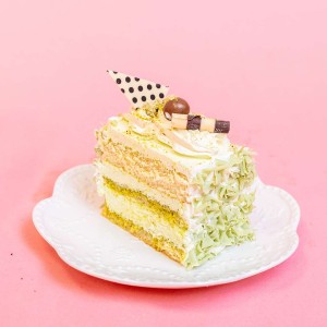 Pistachio Cake Slices