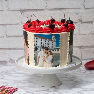 Polaroid Custom Photo Cake