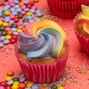 Rainbow Vanilla Cupcakes | Cakes & Bakes | Cake Delivery