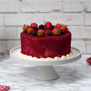 Red Velvet Crunch Cake