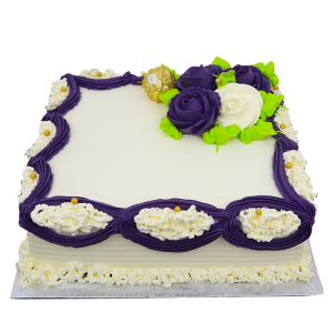 Rose Rendezvous Vanilla Cake