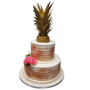 Rustic Pineapple Tier Cake | Cakes & Bakes | Cake Delivery