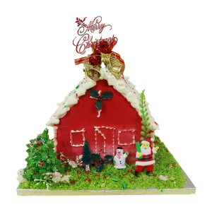 Santa's Sweet Home Cake