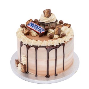 Snickers & Maltesers Tower Cake | Cakes & Bakes | Cake Delivery