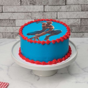 Spiderman Photo cake