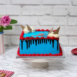 Spiderman Square Cake