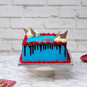 Spiderman Square Cake