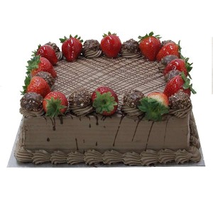 Square Ferrero Rocher Cake | Cakes & Bakes | Cake Delivery