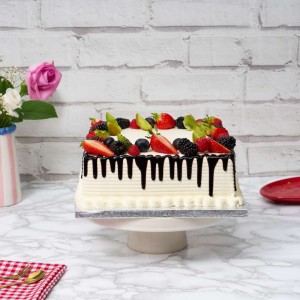 Square Mixed Fruit Cake