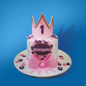 Tiara Flower Cake
