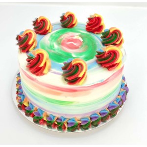 Rainbow Palette Cake | Cakes & Bakes | Cake Delivery