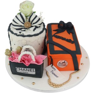 Chanel and Hermes Cake