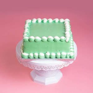 Vanilla Meadow Square Cake