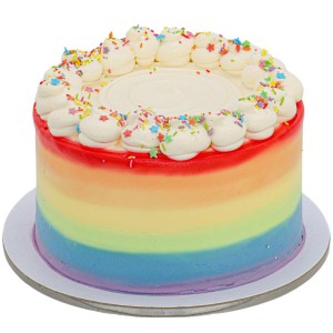 Vanilla Rainbow Cake