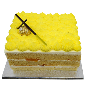 Vanilla Sunshine Fruit-filled Cake