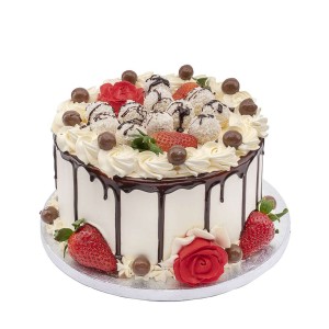 White Choco Tower Cake | Cakes & Bakes | Cake Delivery